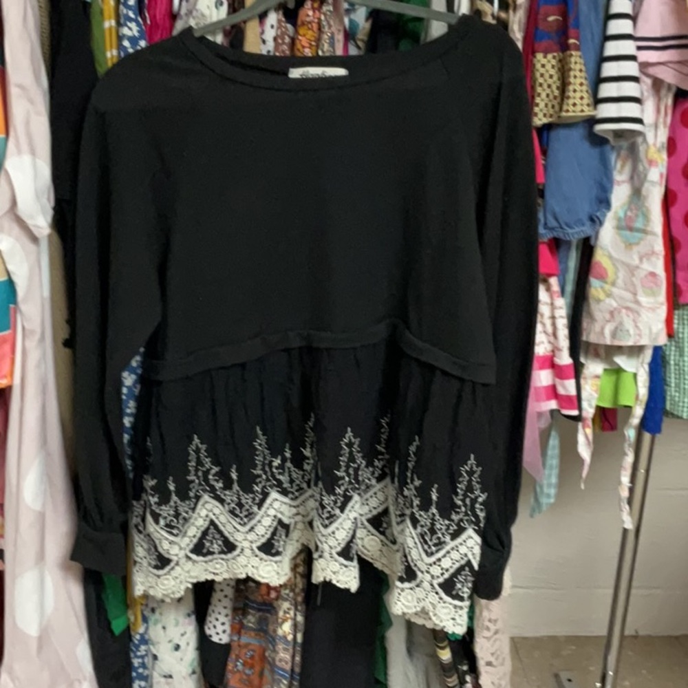 Black Lace Top